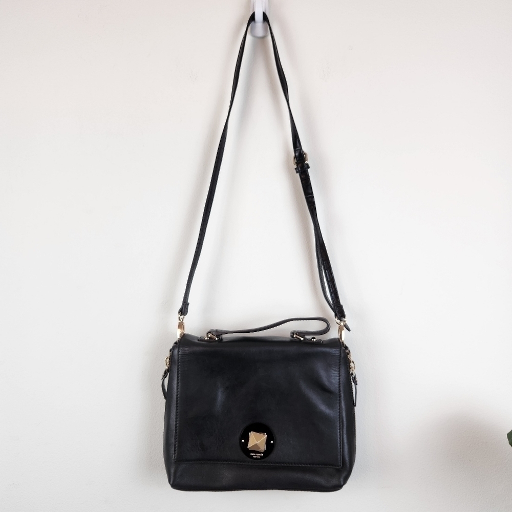 Kate Spade Varick Street Abbie Satchel, Black